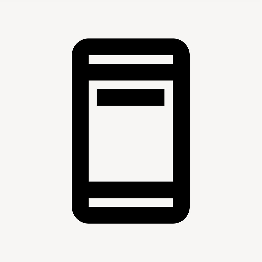 Ad Units, device icon, outlined style vector