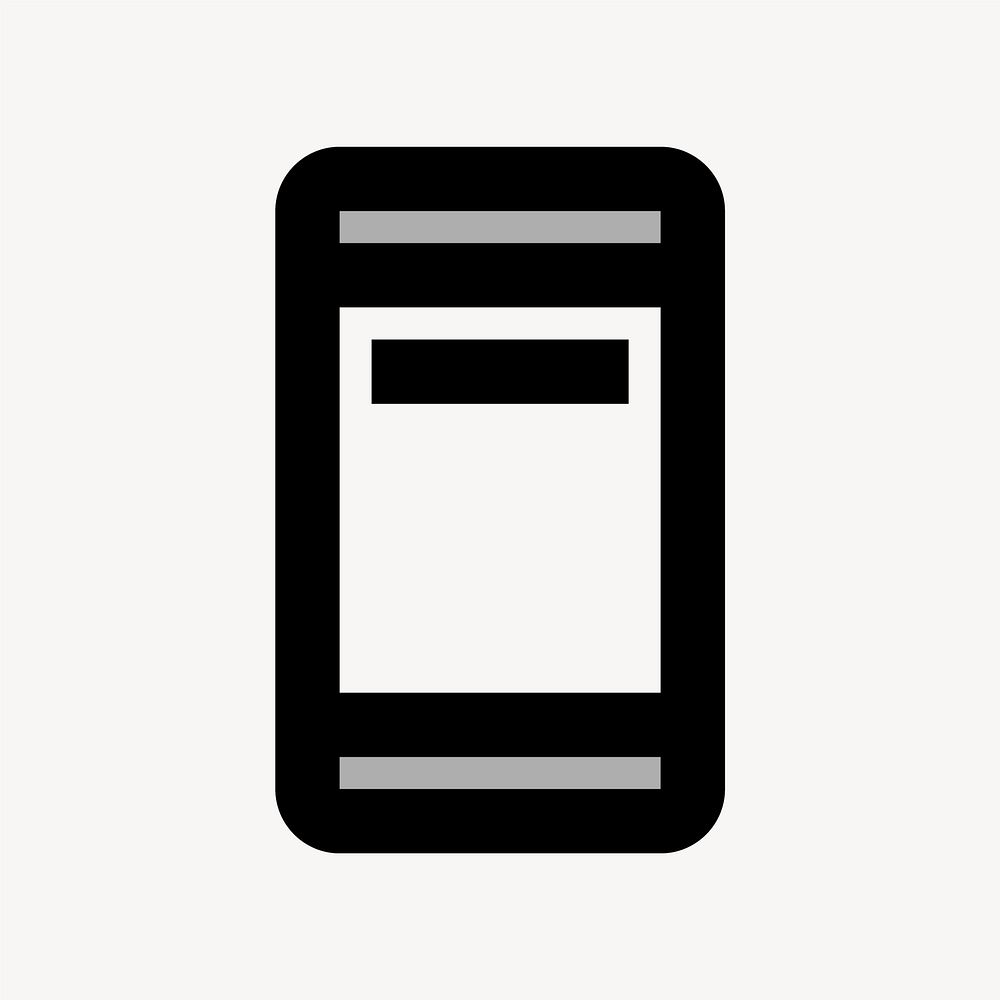 Ad Units, device icon, two tone style vector