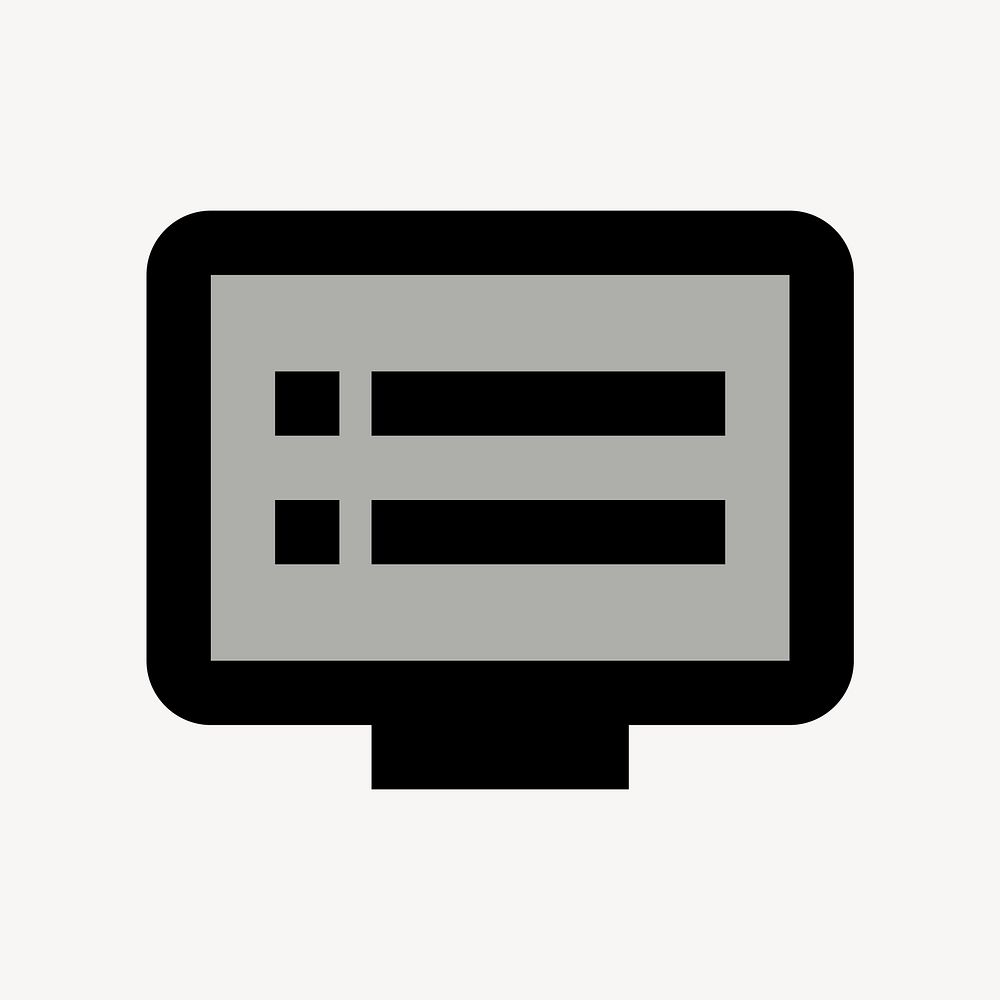 Dvr, device icon, two tone style psd