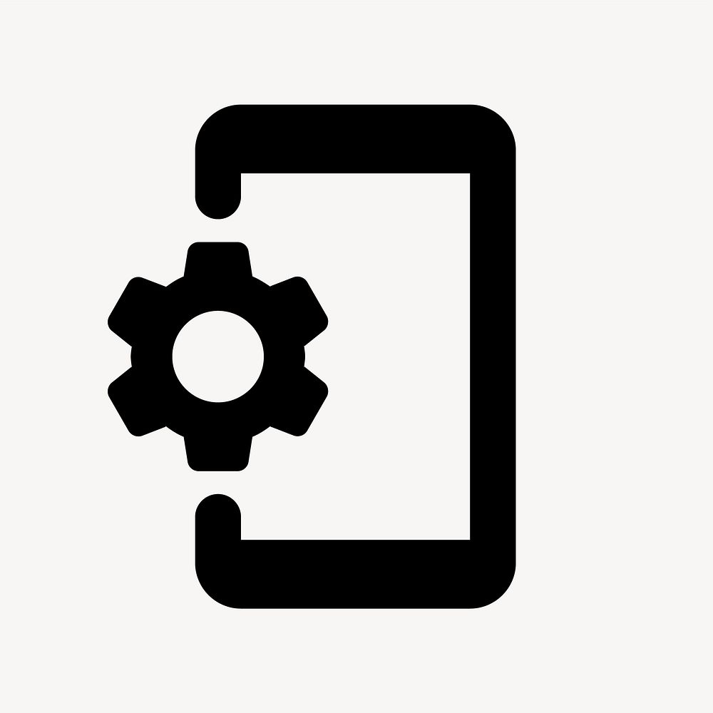 Phonelink Setup, communication icon, round style vector