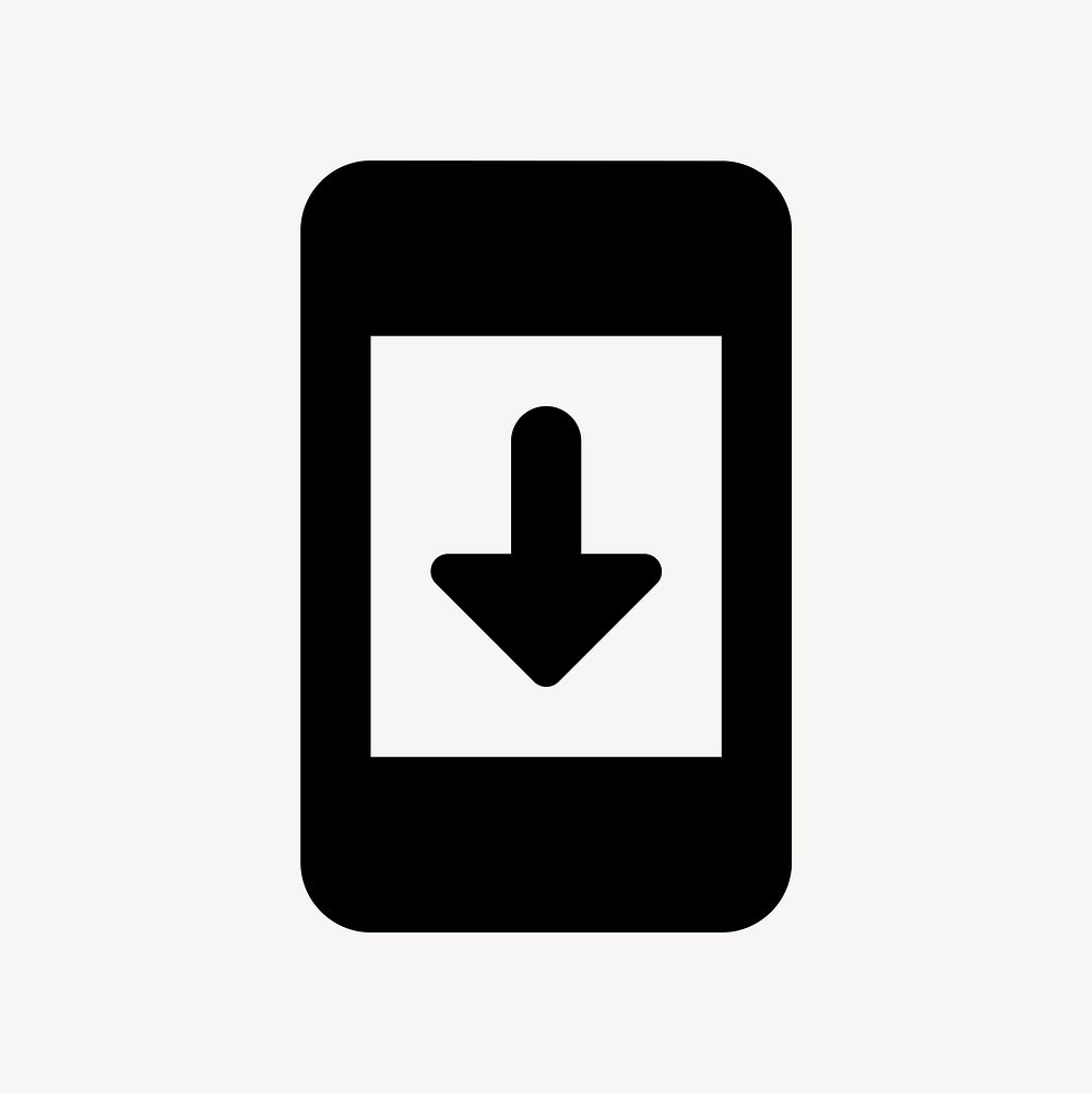 System Security Update, device icon, round style psd