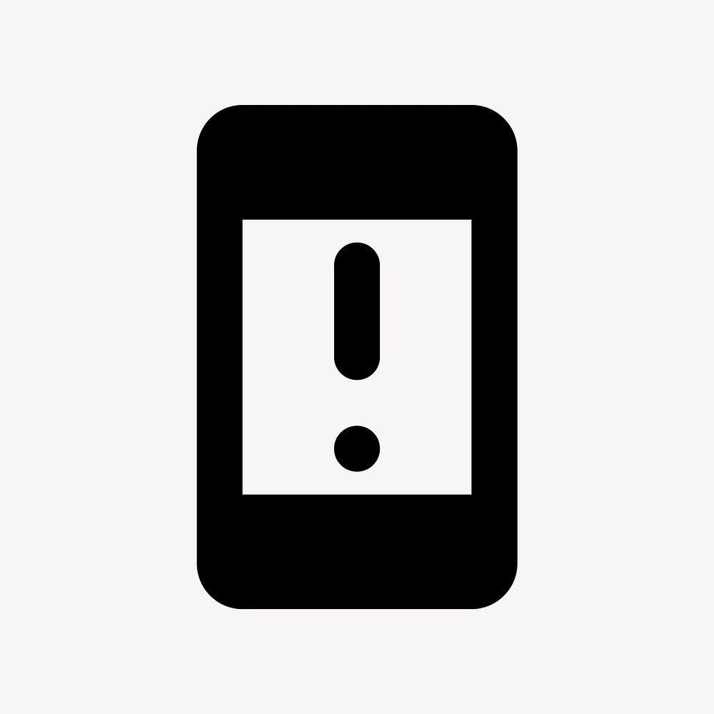 System Security Update Warning icon, round style vector