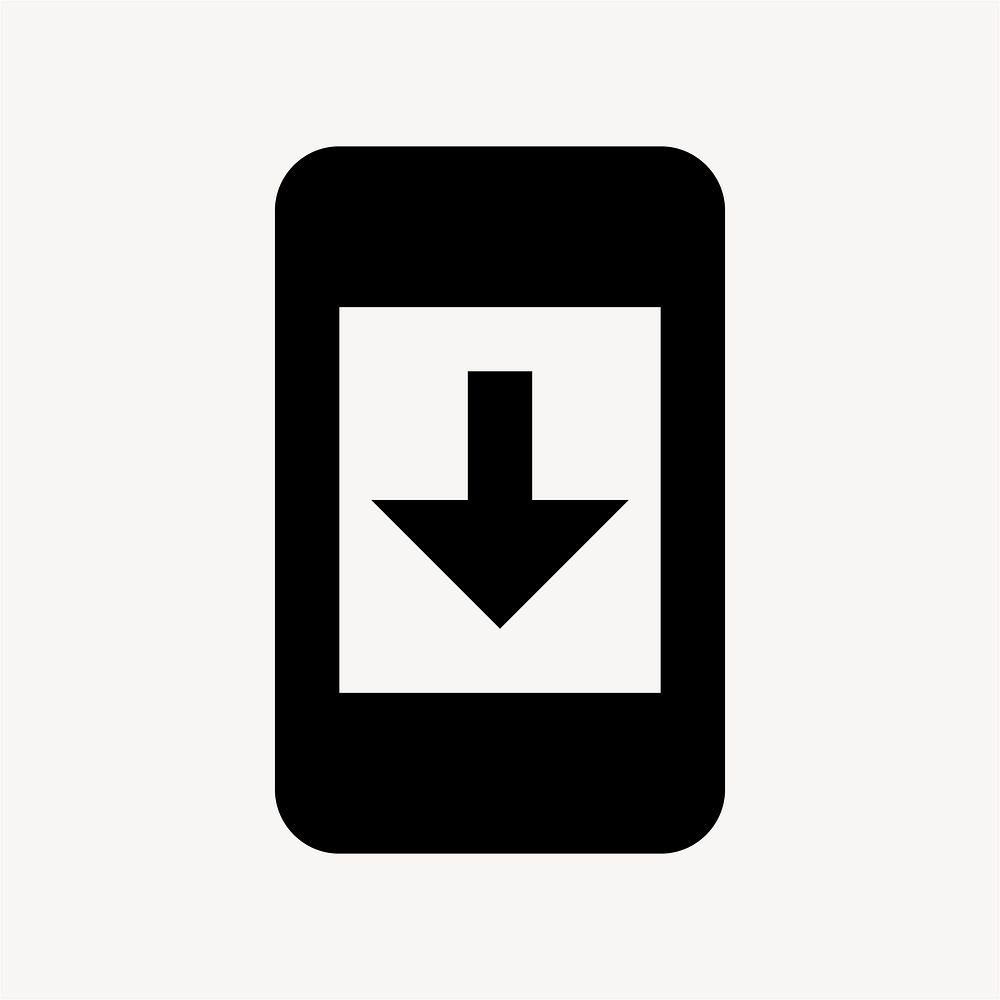 System Security Update icon, filled style, flat graphic vector