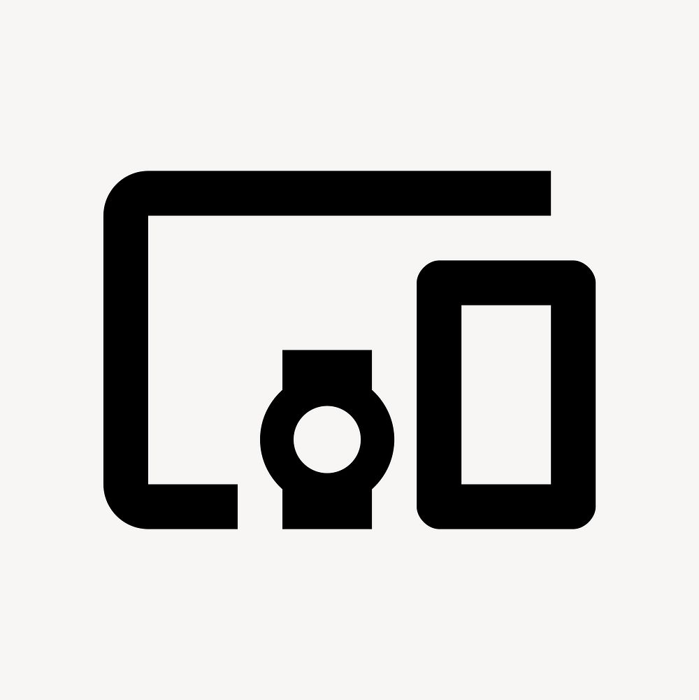 Devices Other, hardware icon, outlined style psd