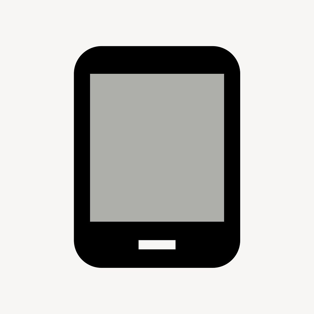 Tablet Android, hardware icon, two tone style psd