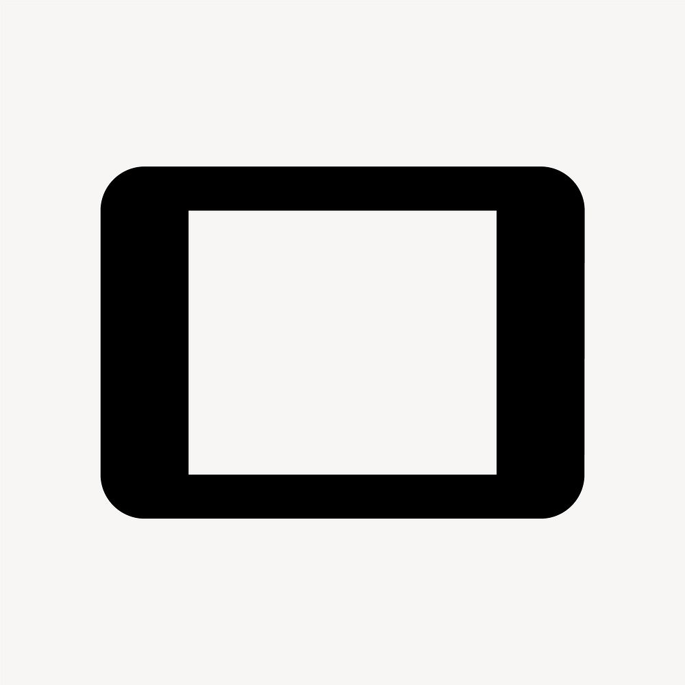 Tablet, hardware icon, outlined style vector