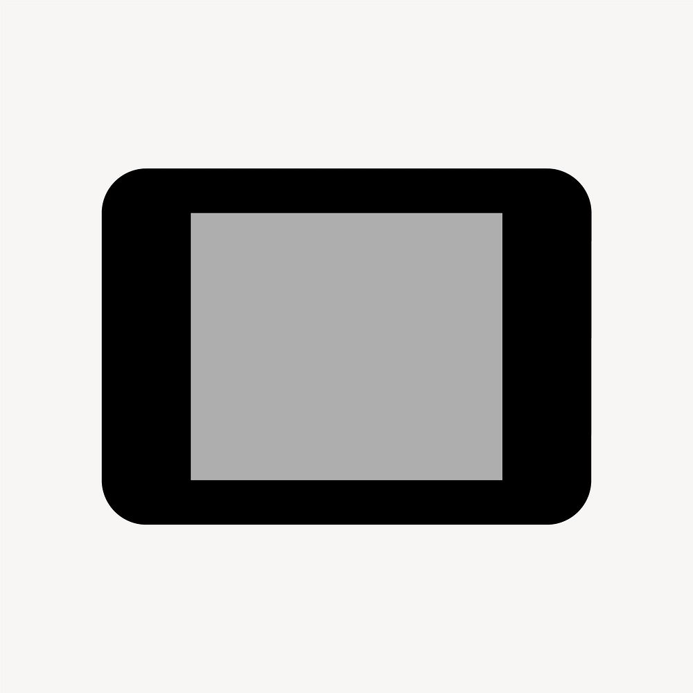 Tablet, hardware icon, two tone style vector