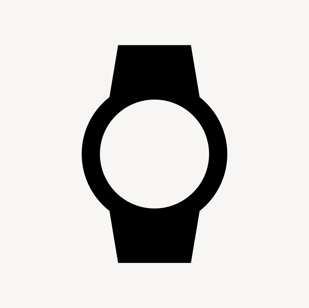 Watch, hardware icon, filled style, flat graphic vector