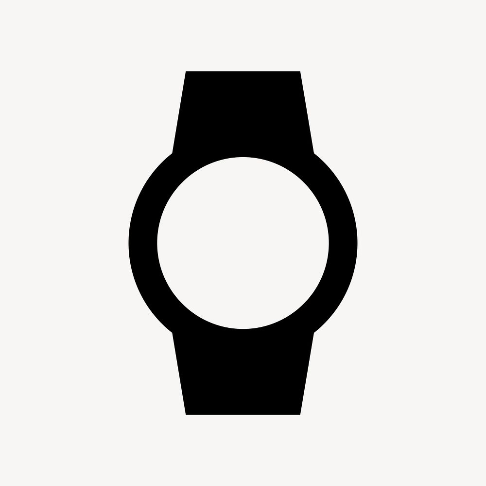 Watch, hardware icon, filled style, flat graphic psd