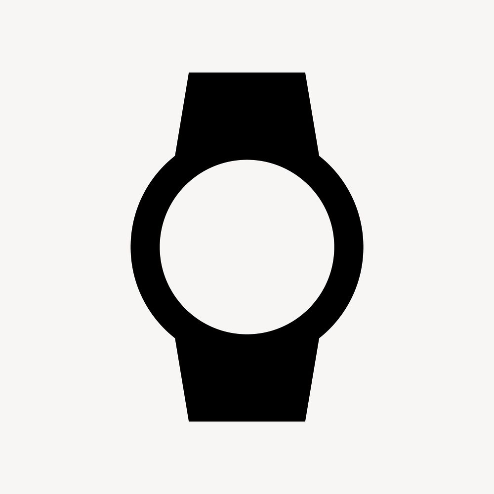 Watch, hardware icon, sharp style vector