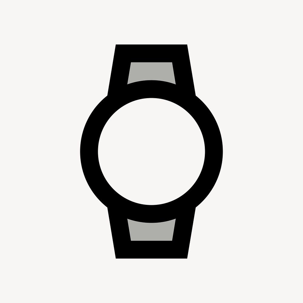 Watch, hardware icon, two tone style psd