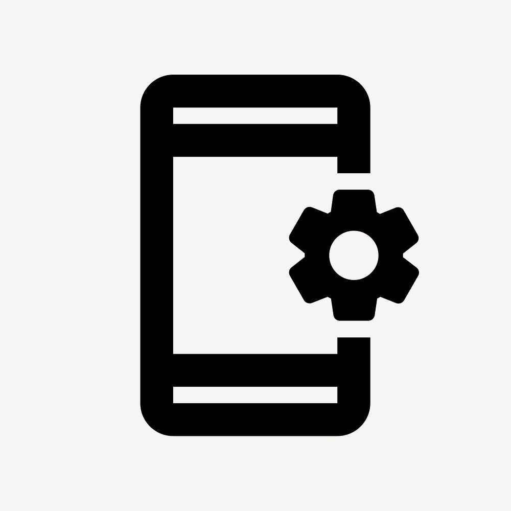 App Settings Alt, navigation icon, outlined style vector