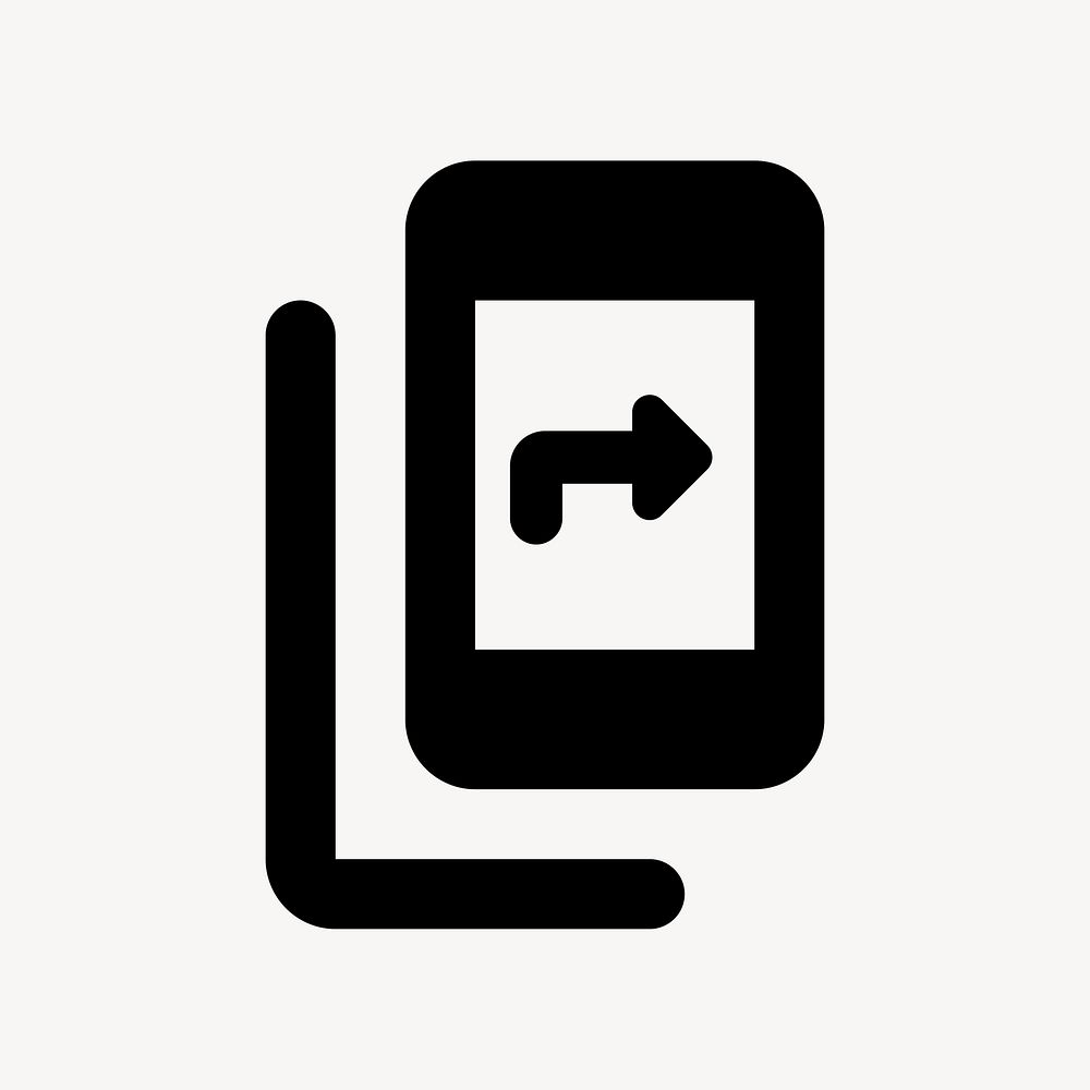 Offline Share, navigation icon, round style psd