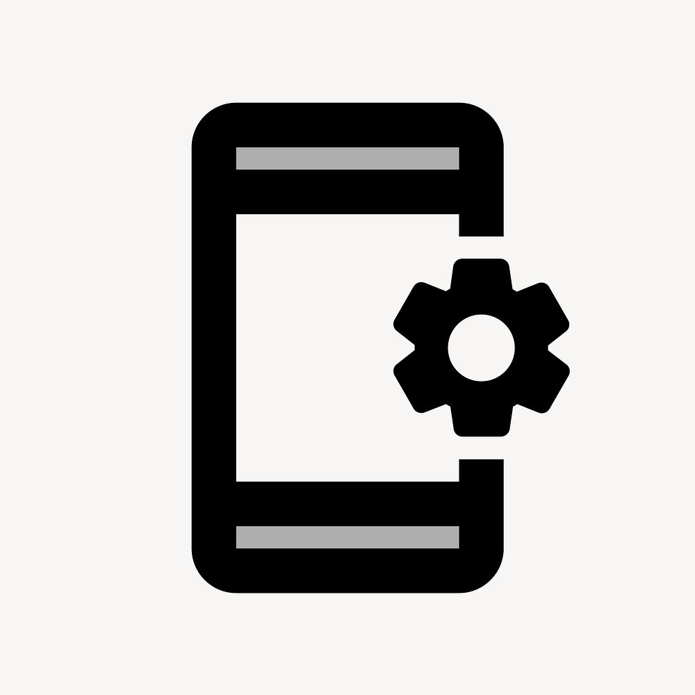 App Settings Alt, navigation icon, two tone style vector