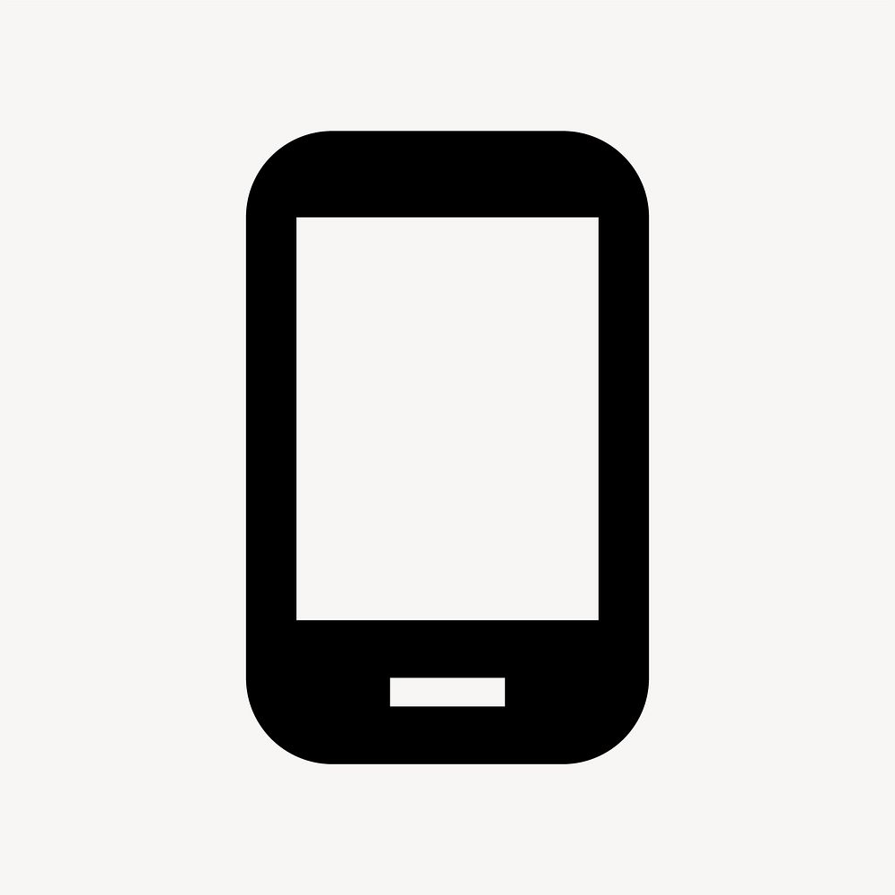 Phone Android, hardware icon, filled style, flat graphic vector