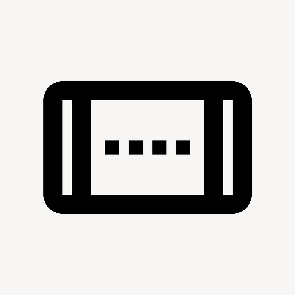 Smart Screen, hardware icon, outlined style psd