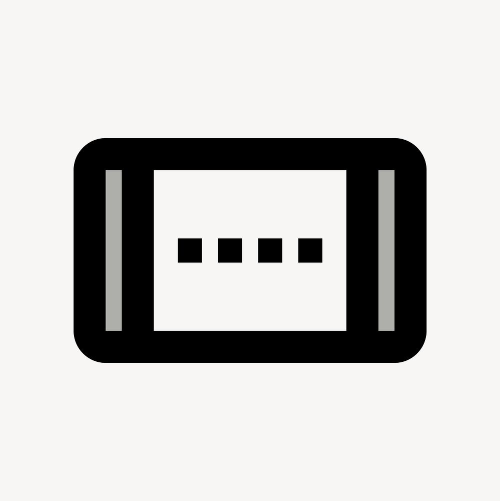 Smart Screen, hardware icon, two tone style psd