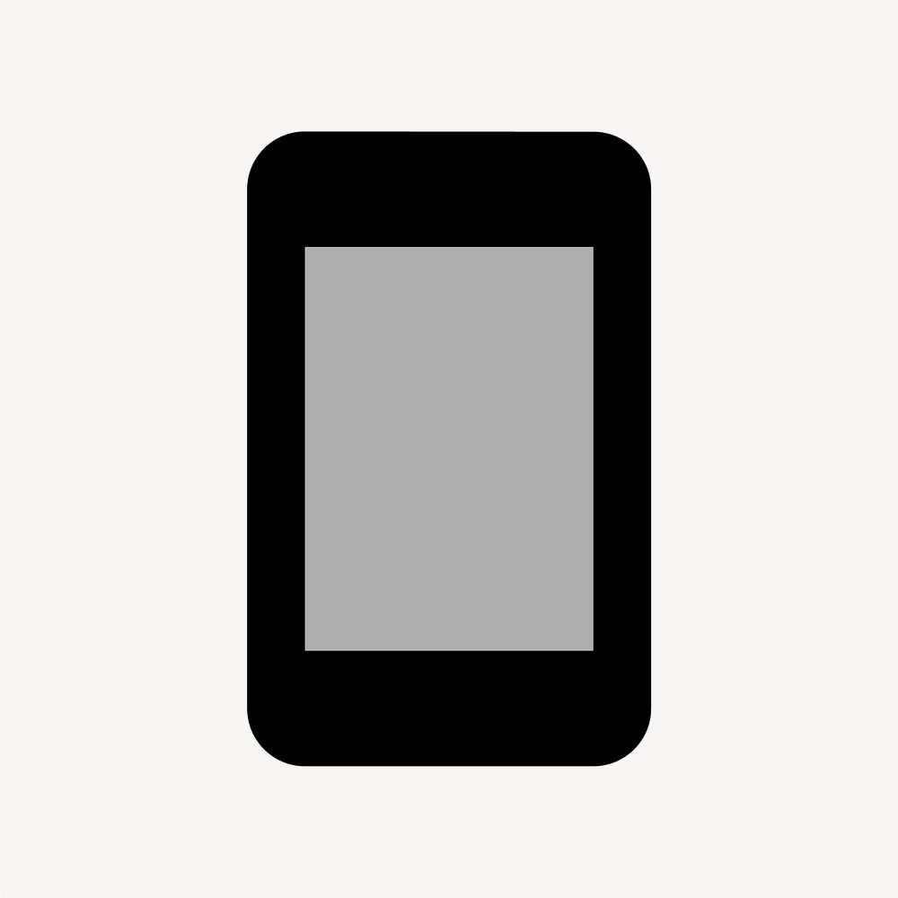 Smartphone, hardware icon, two tone style vector