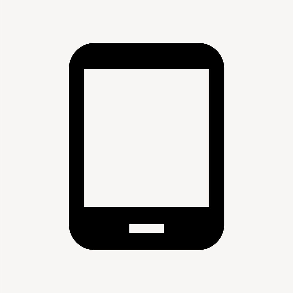 Tablet Android, hardware icon, outlined style vector