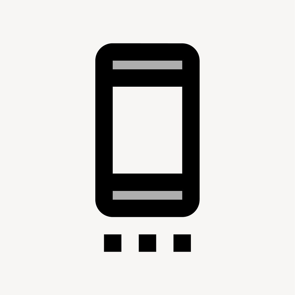 Settings Cell, action icon, two tone style vector