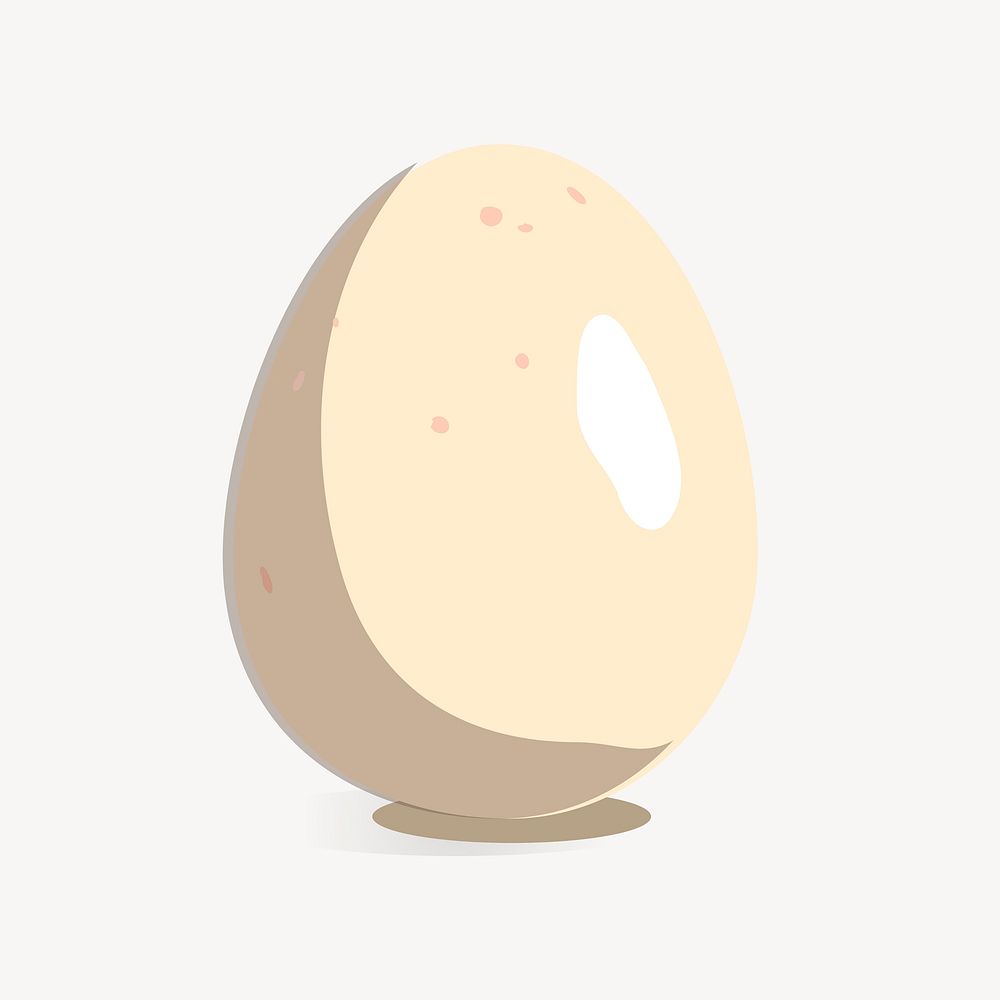 Egg clipart, food illustration. Free public domain CC0 image.