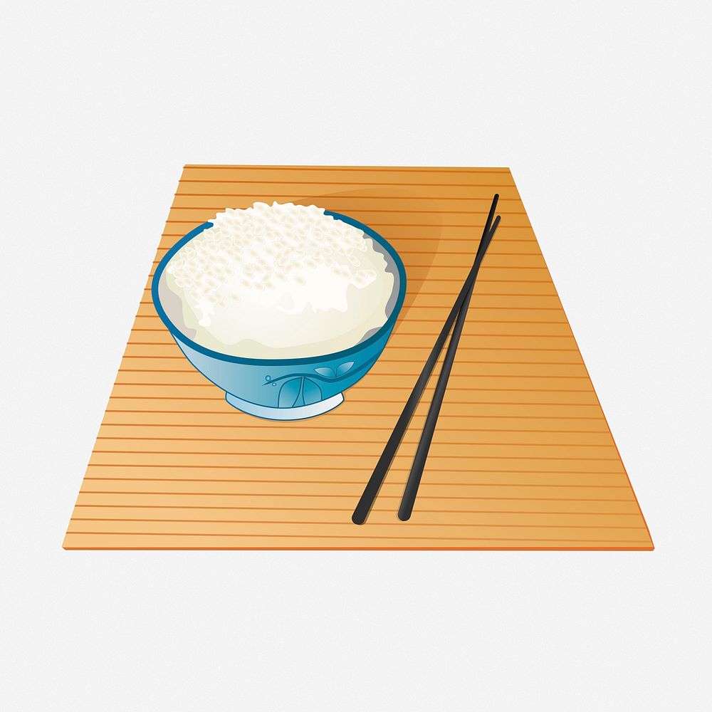 Japanese food clipart illustration. Free public domain CC0 image.