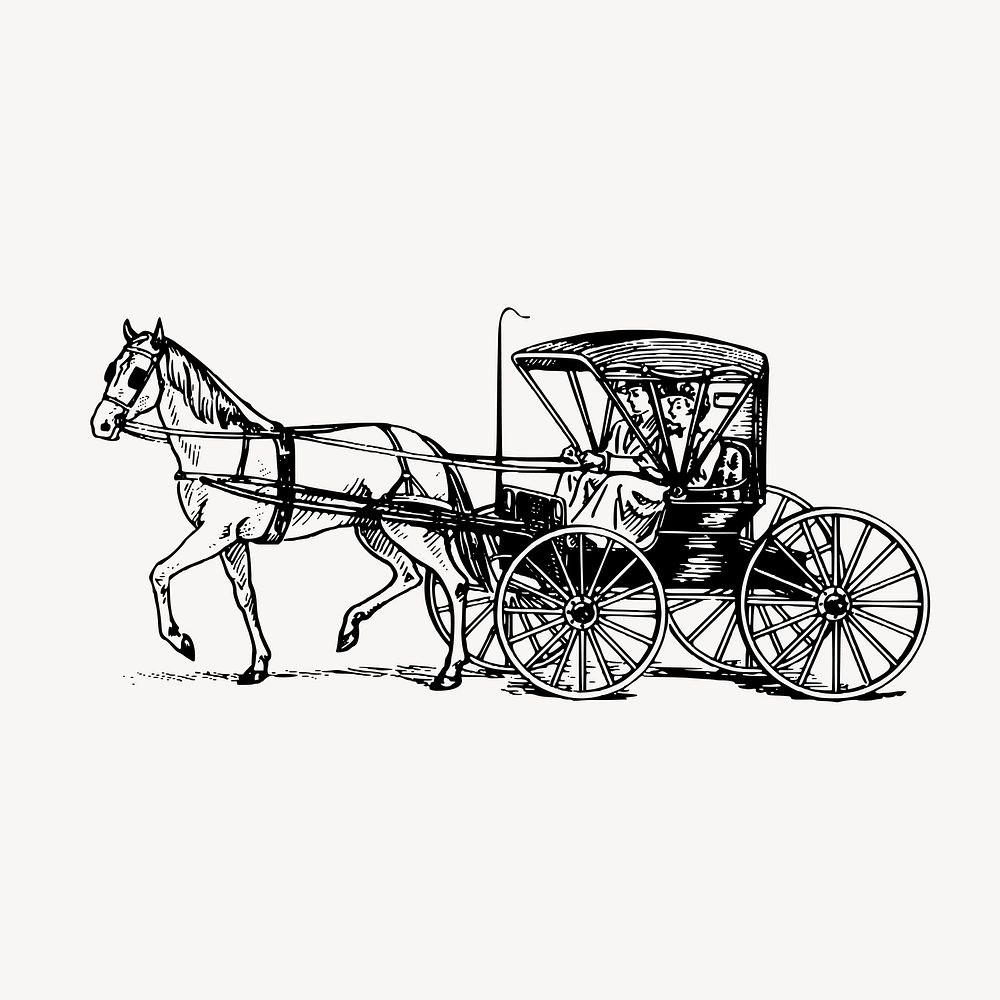 FREE! - Tudor Horse And Cart With Goods Colouring Sheets