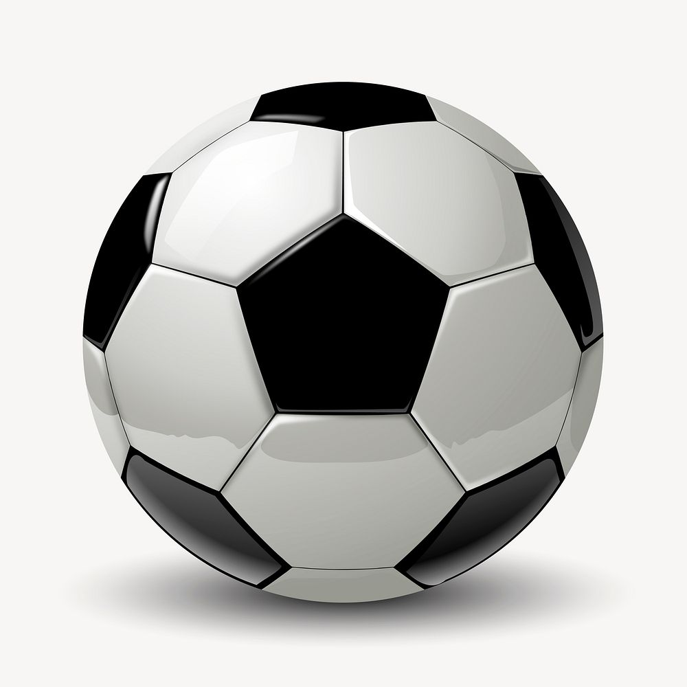 Football sports clipart, illustration vector. Free public domain CC0 image.