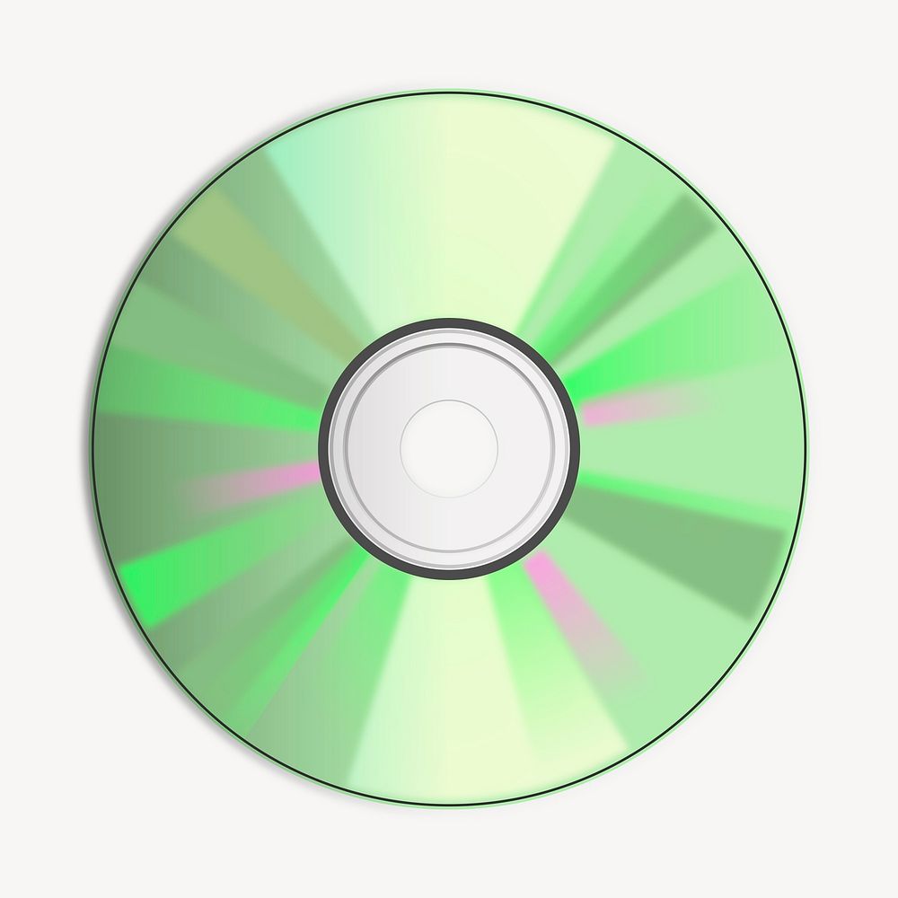 CD compact disc clipart, illustration vector. Free public domain CC0 image.