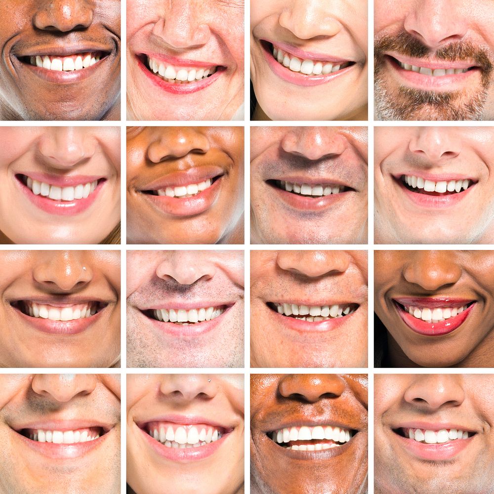 Beautiful Smile of Multi-Ethnic Group