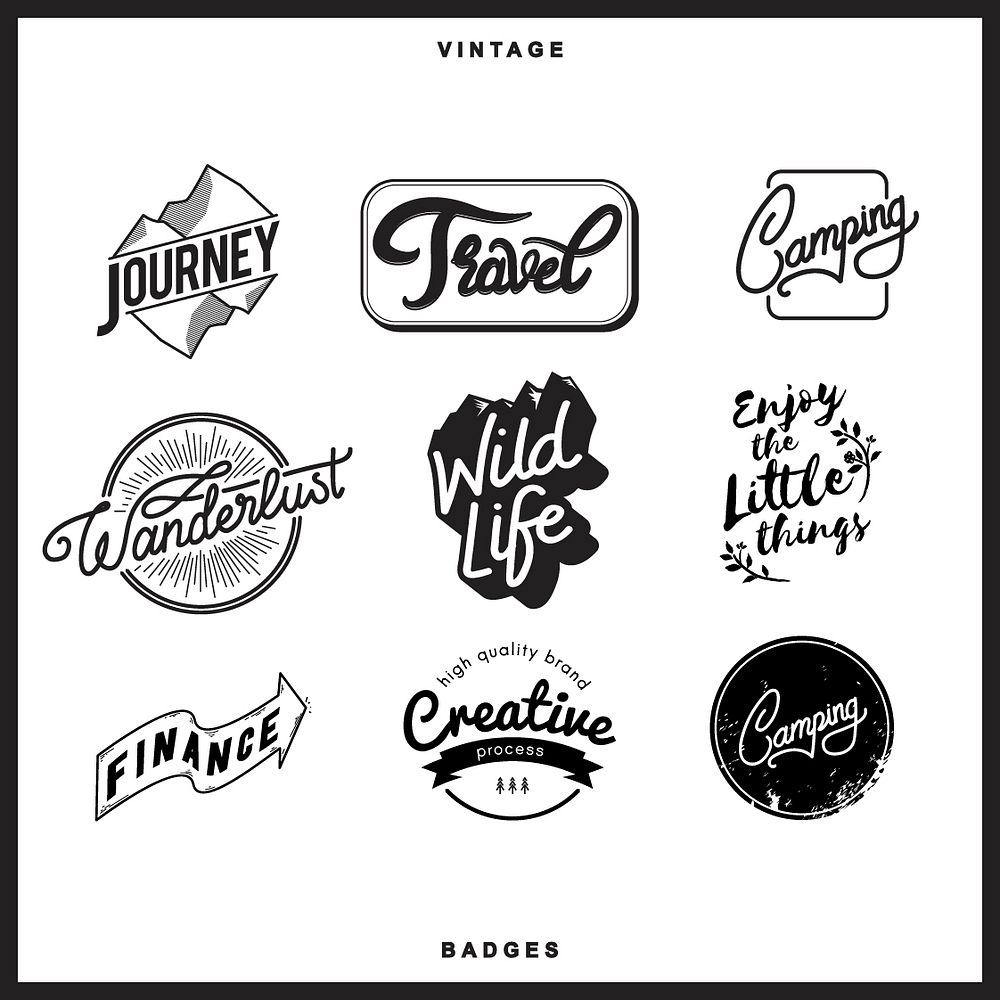 illustration-of-badges-collection-free-vector-rawpixel