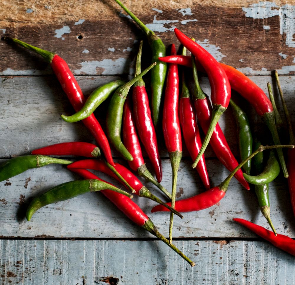 Cayenne peppers