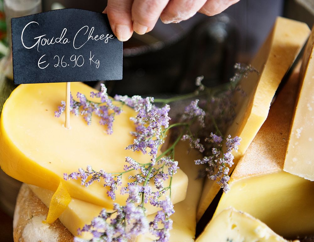 Gouda cheese food photography recipe idea