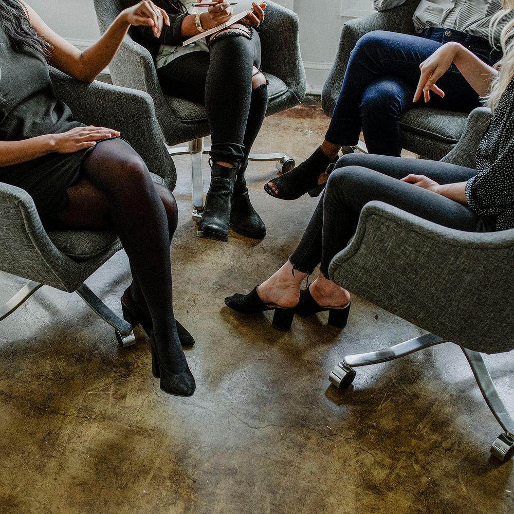 Businesswomen brainstorming in the office