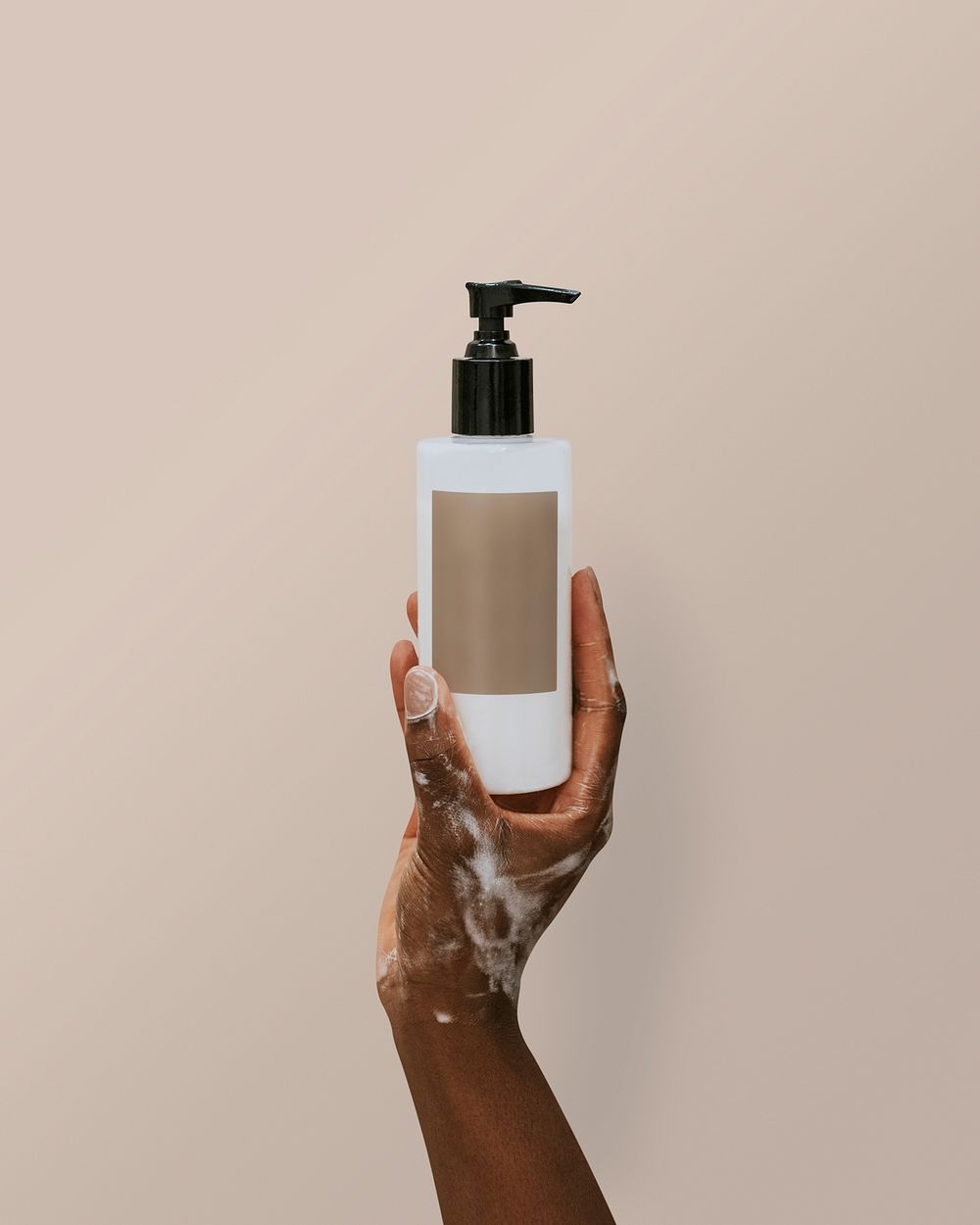 Shower gel bottle, massage & beauty design 