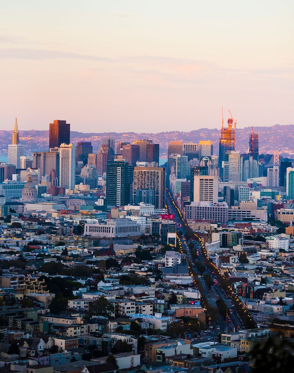 Cityscape of San Francisco, California, United States