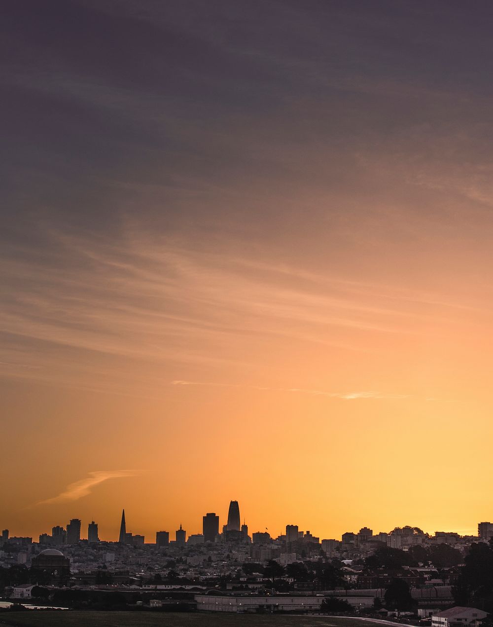 Silhouette of San Francisco, United States