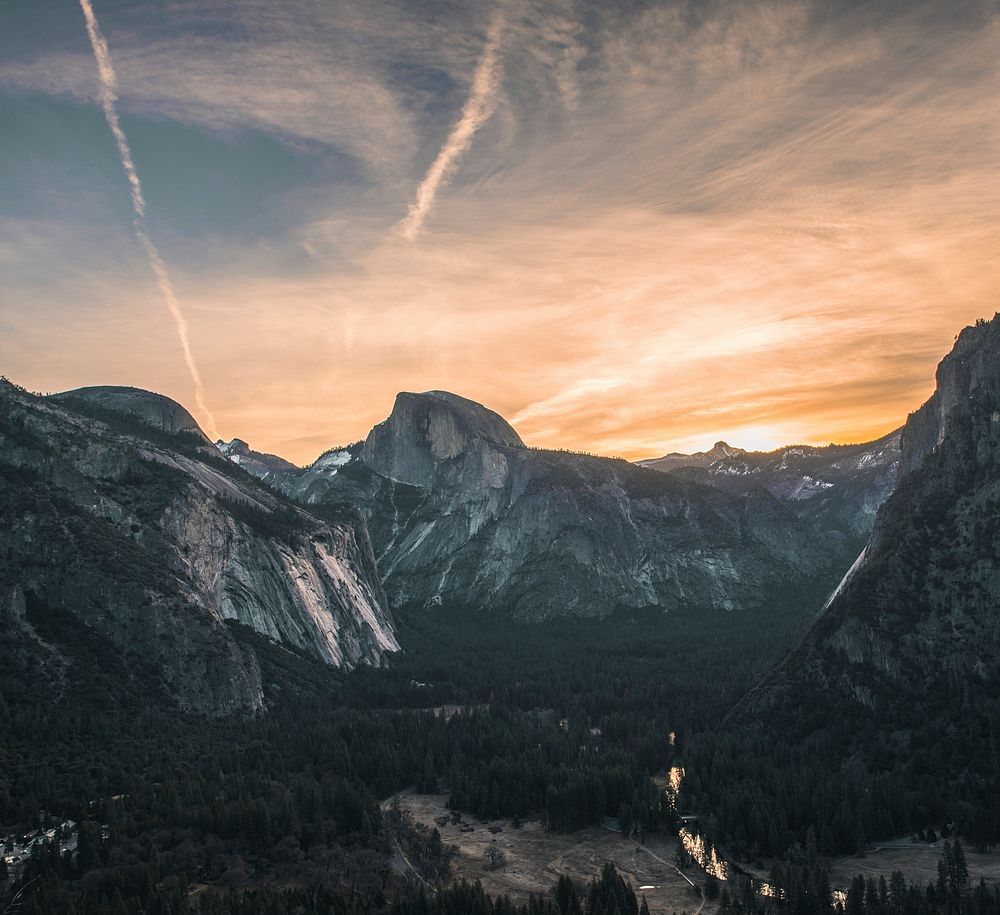 View of Yosemite National Park, California