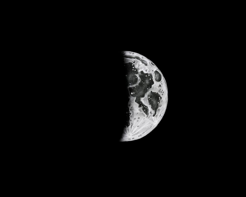 Lunar phase illustration