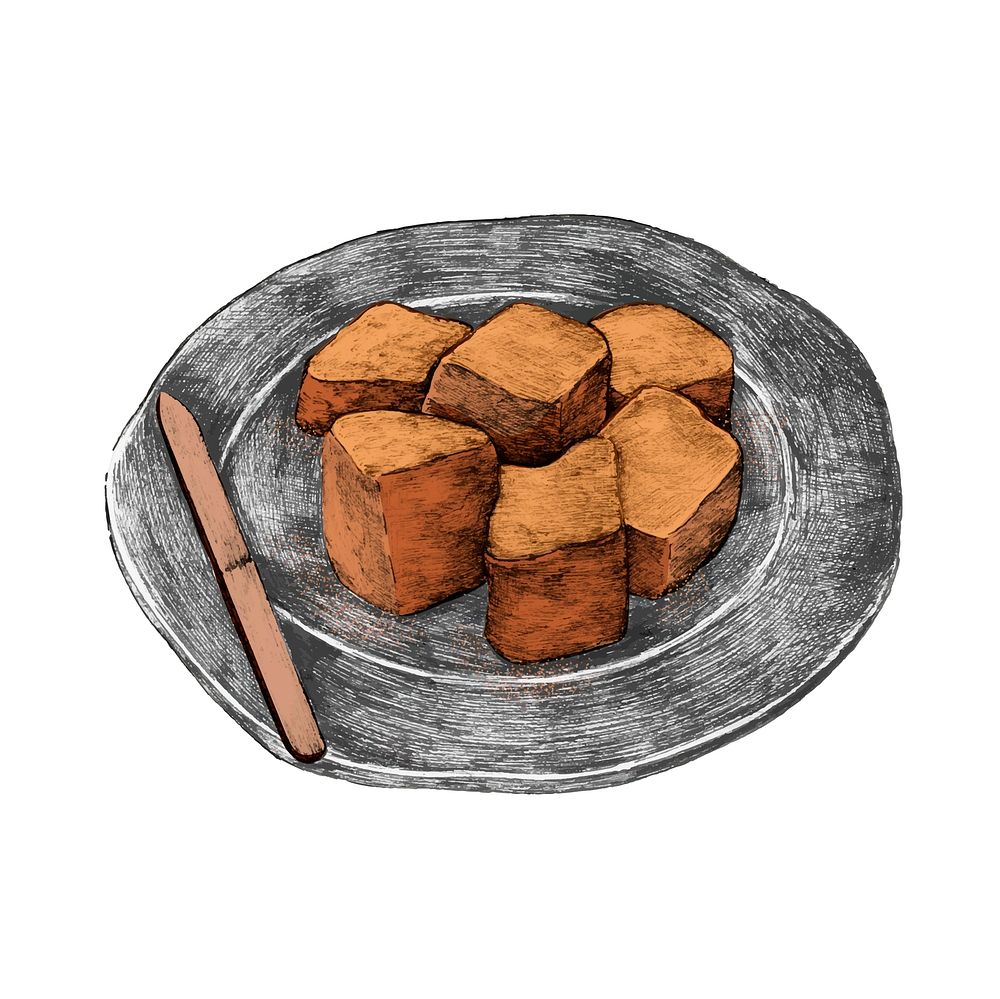 Illustration of Japanese food