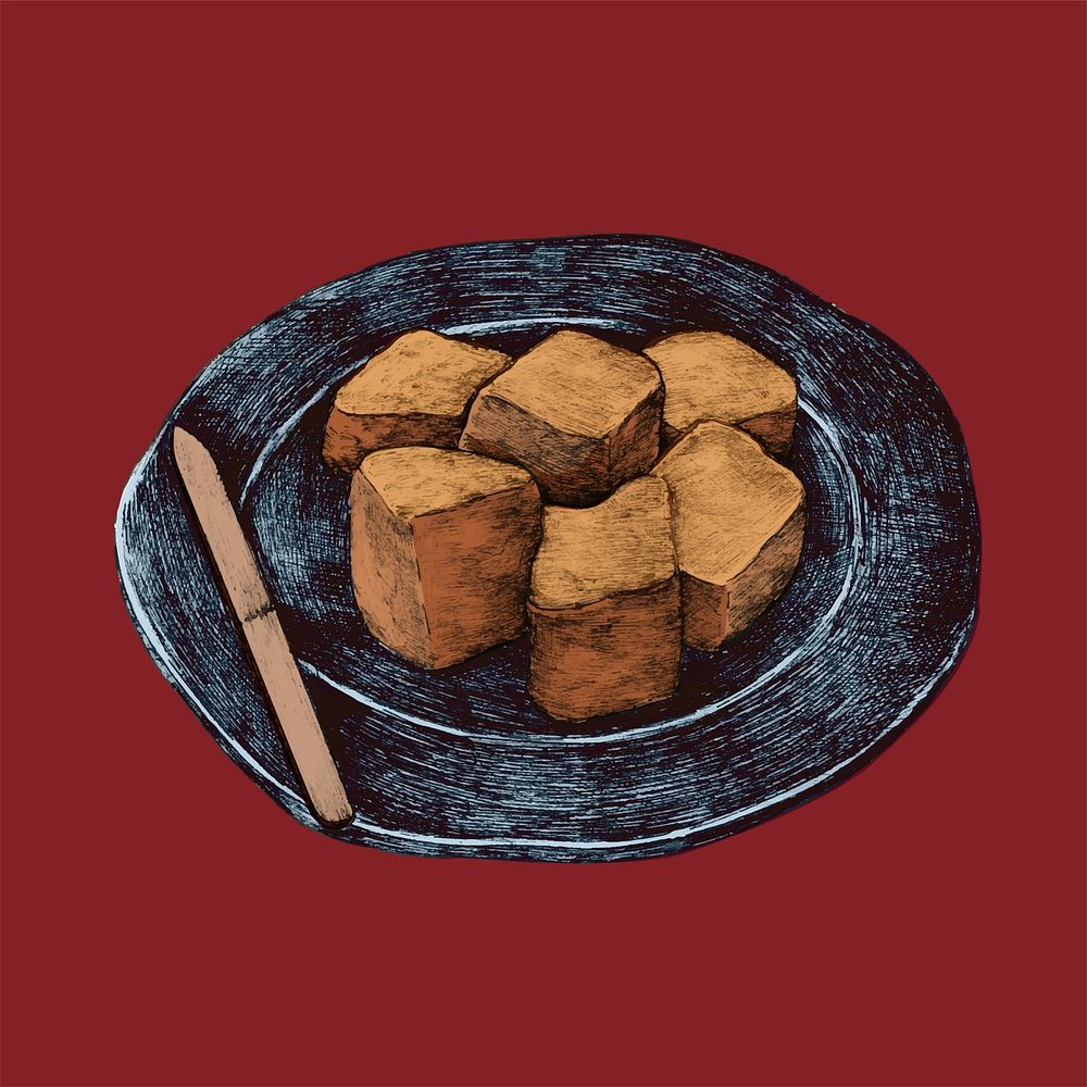 Illustration of Japanese food