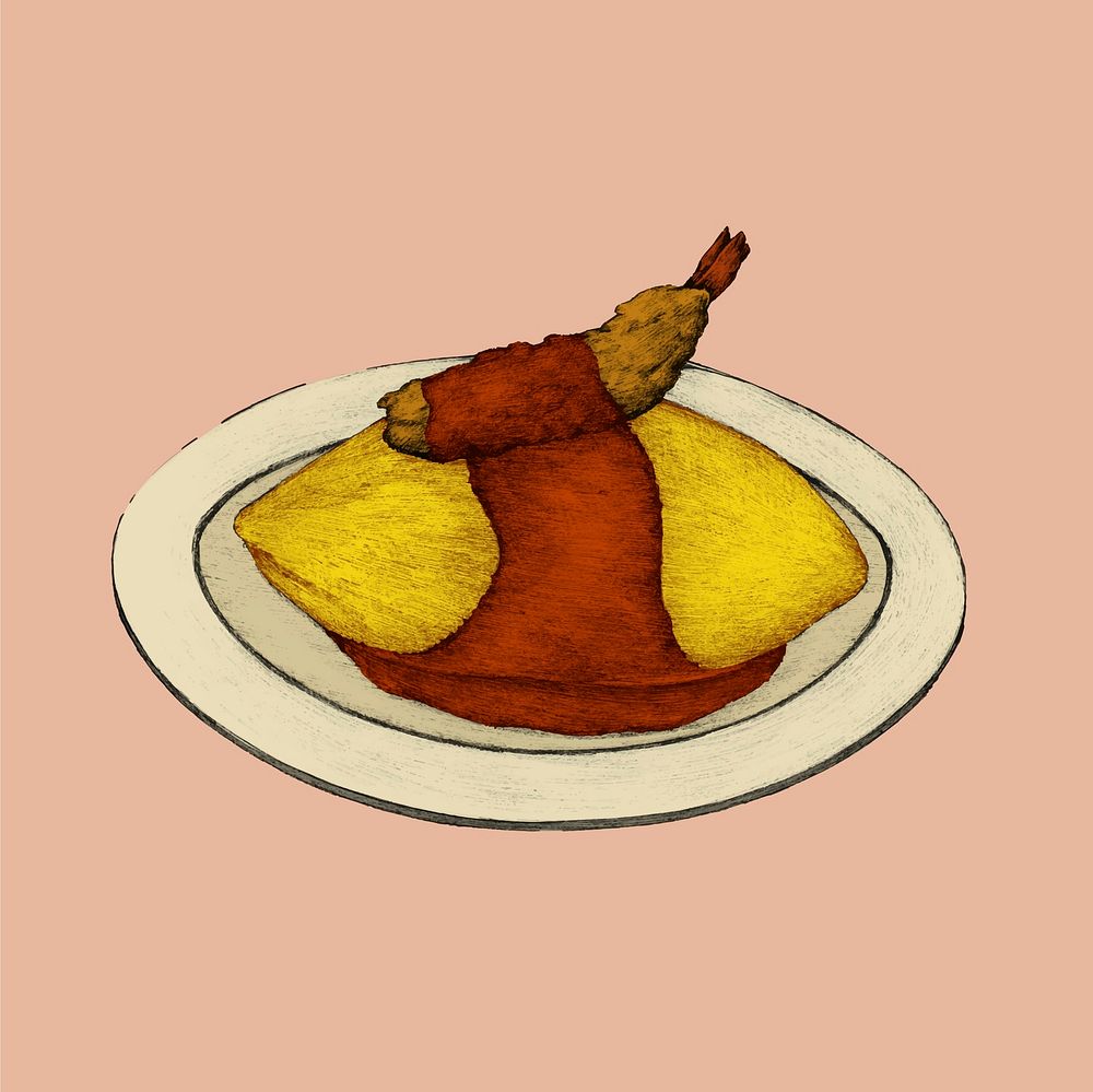 Illustration of Japanese DIsh