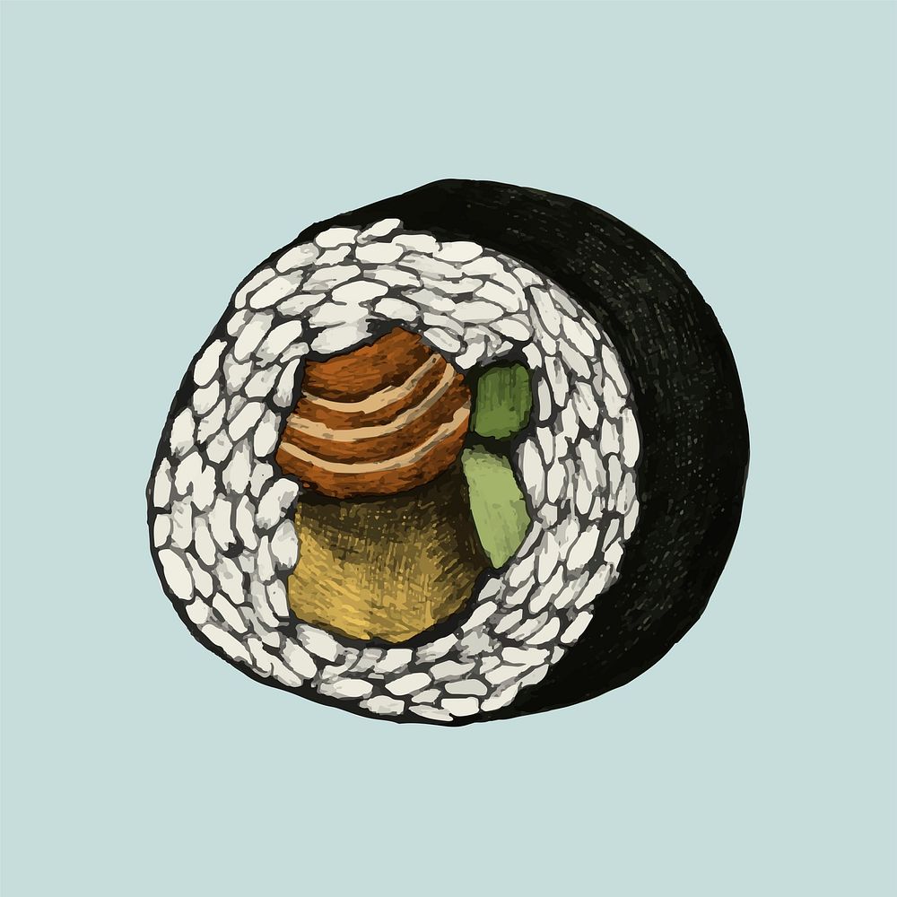 Illustration of Japanese Food