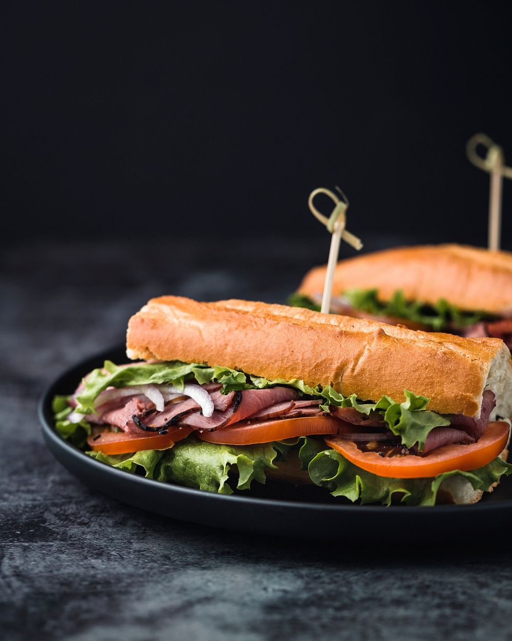 Free club sandwich image, public domain food CC0 photo.