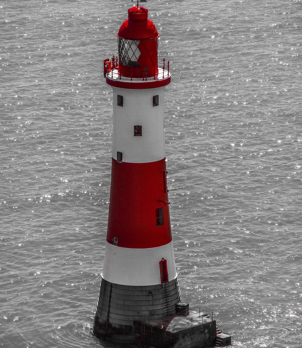 Beach Head Lighthouse. Free public domain CC0 image.