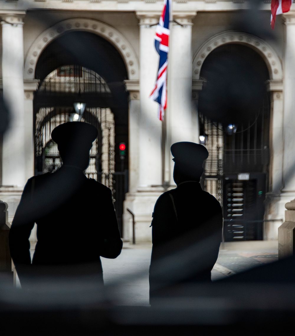 President of The United States Donald Trump meets with Prime Minister May on June 4, 2019. Original public domain image from…