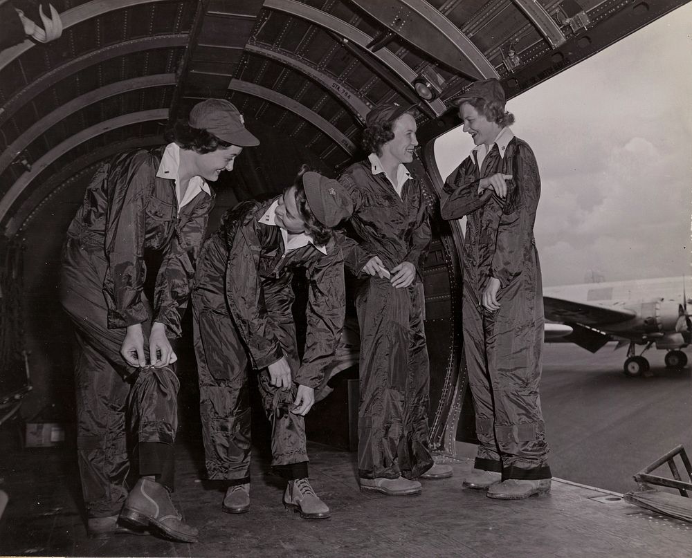 Activities of flight nurses aboard a Skymaster attached to Naval Air Transportation Service Pacific Wing Evacuation…
