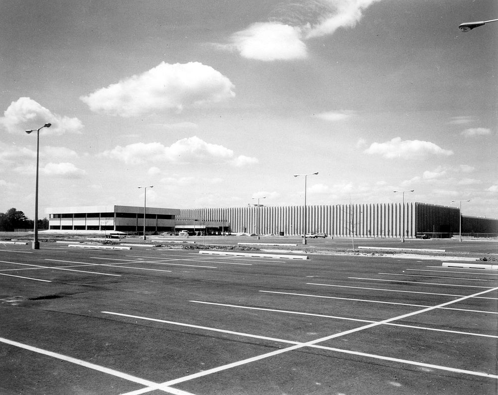 Westinghouse Electric Corporation's new uranium fuel fabrication plant, c. 1970. Original public domain image from Flickr