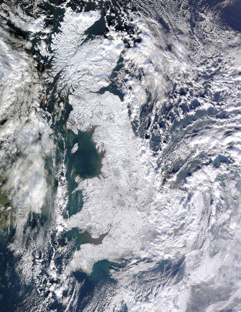 Storm shot from satellite. Free public domain CC0 photo.