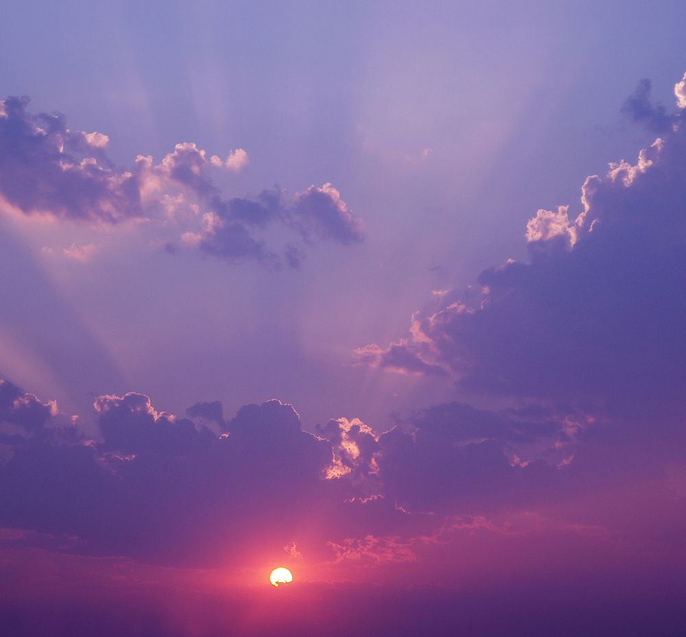 Sun rising background. Free public domain CC0 image.